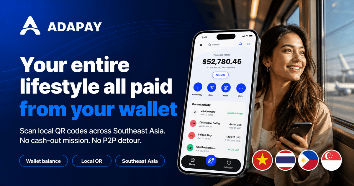 ADAPAY branded preview for local QR payments across Southeast Asia