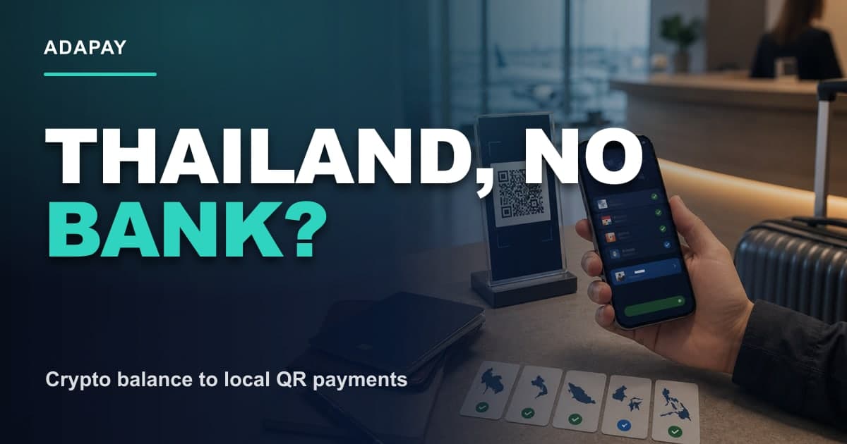 How to pay in Thailand without a Thai bank account - Thailand, No Bank? ADAPAY Open Graph thumbnail
