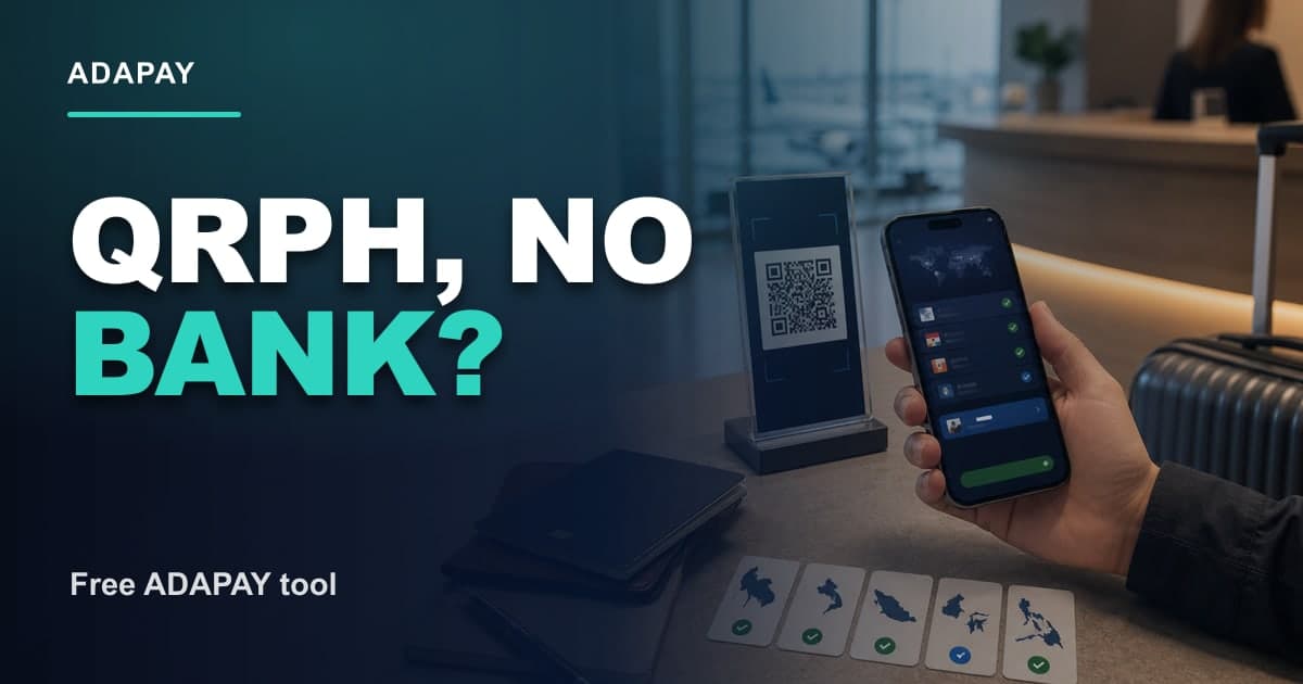 QRPH without Philippines bank account checker - QRPH, No Bank? ADAPAY Open Graph thumbnail
