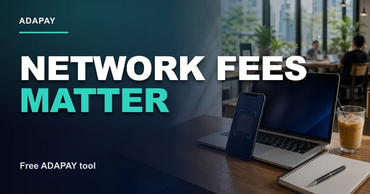 USDT network fee calculator - Network Fees Matter ADAPAY Open Graph thumbnail