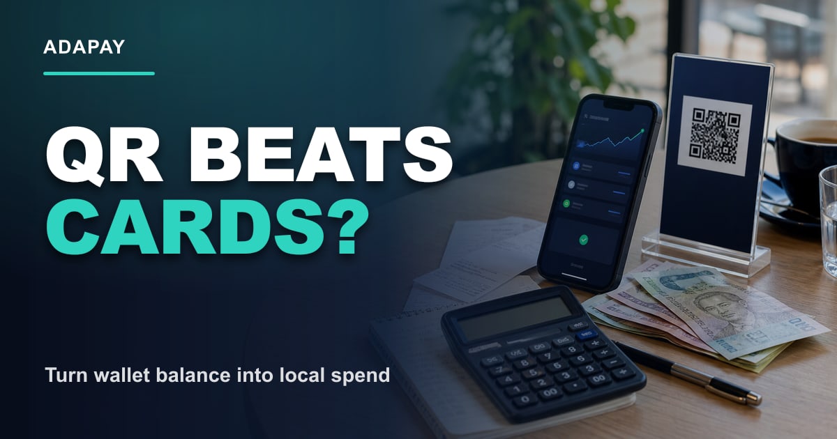Local QR payments vs crypto cards: which is better abroad? - QR Beats Cards? ADAPAY Open Graph thumbnail
