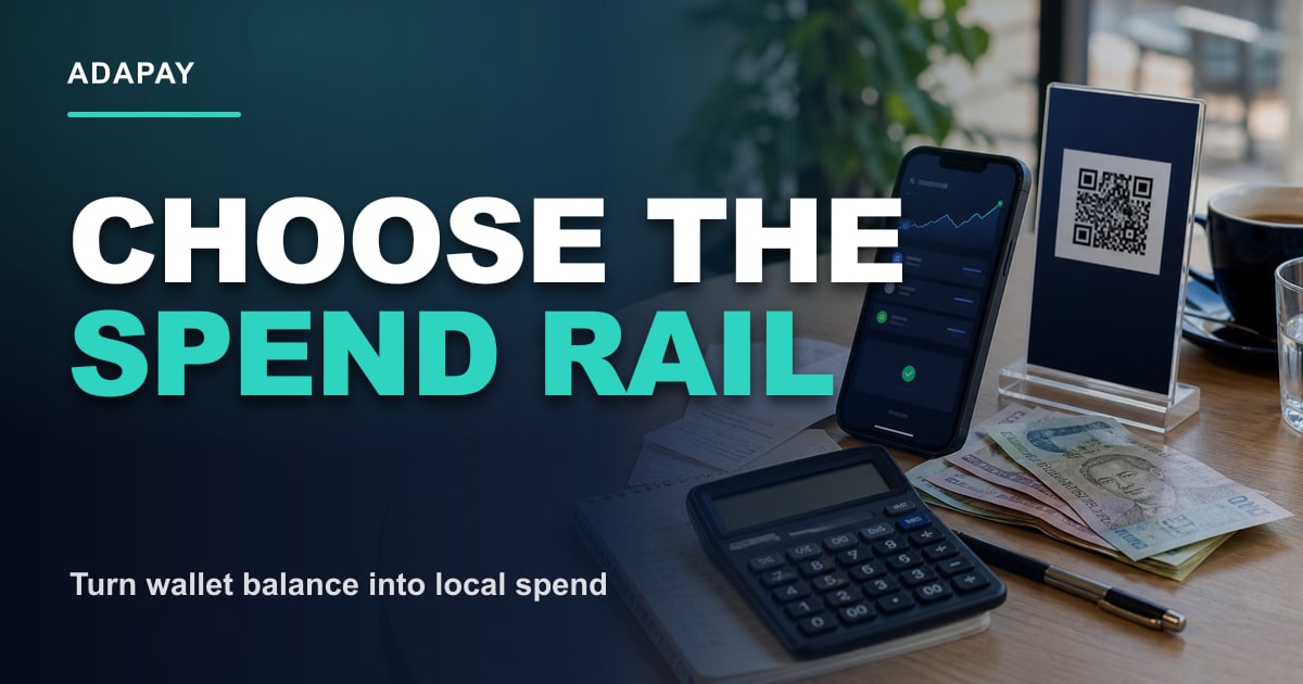 USDT TRC20 vs Solana vs Polygon for everyday travel spending - Choose The Spend Rail ADAPAY Open Graph thumbnail